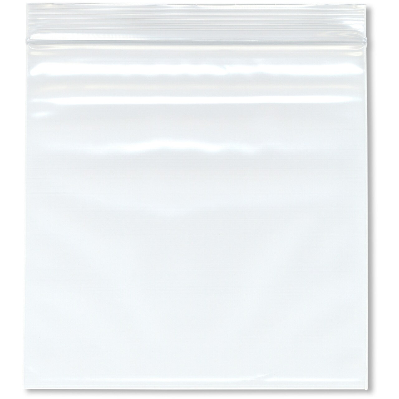 Plymor 7" x 7" (Pack of 100), 4 Mil Heavy Duty Zipper Reclosable Plastic Bags